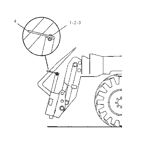 RETAINER GP-FORK 1543788 CAT