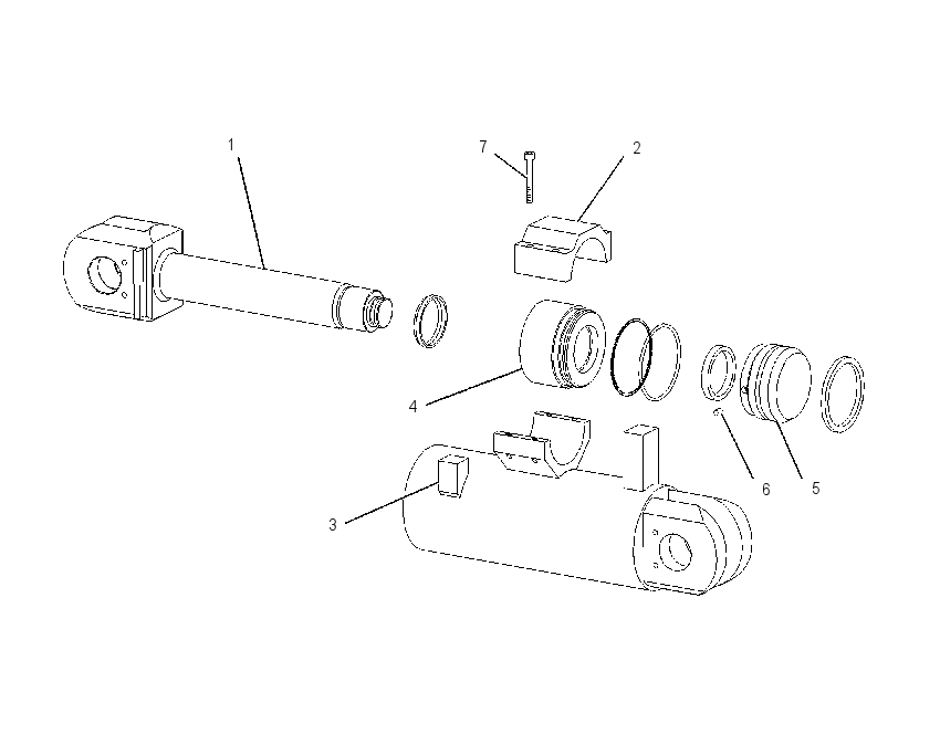 CYLINDER GP-CRUSHER 1569128 CAT