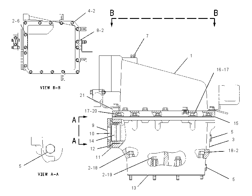 AFTERCOOLER GP 1284417 CAT