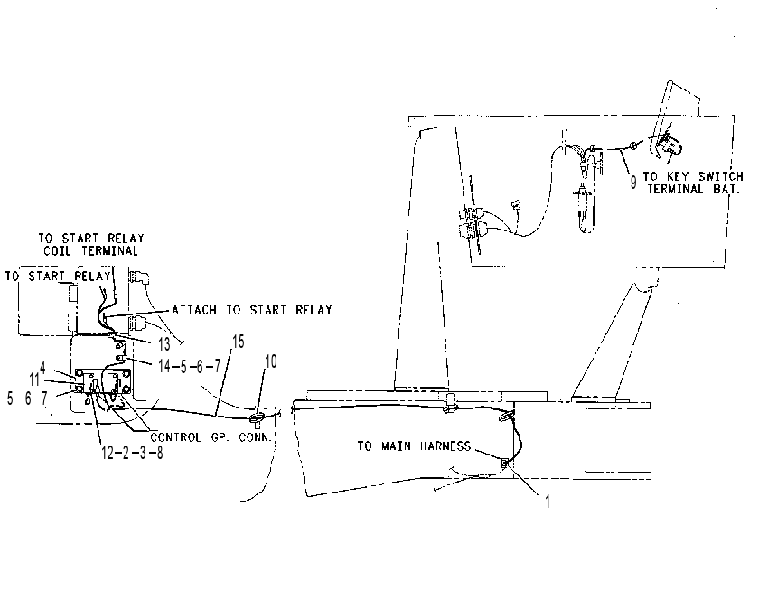 WIRING GP-DETENT RELEASE 6W3345 CAT