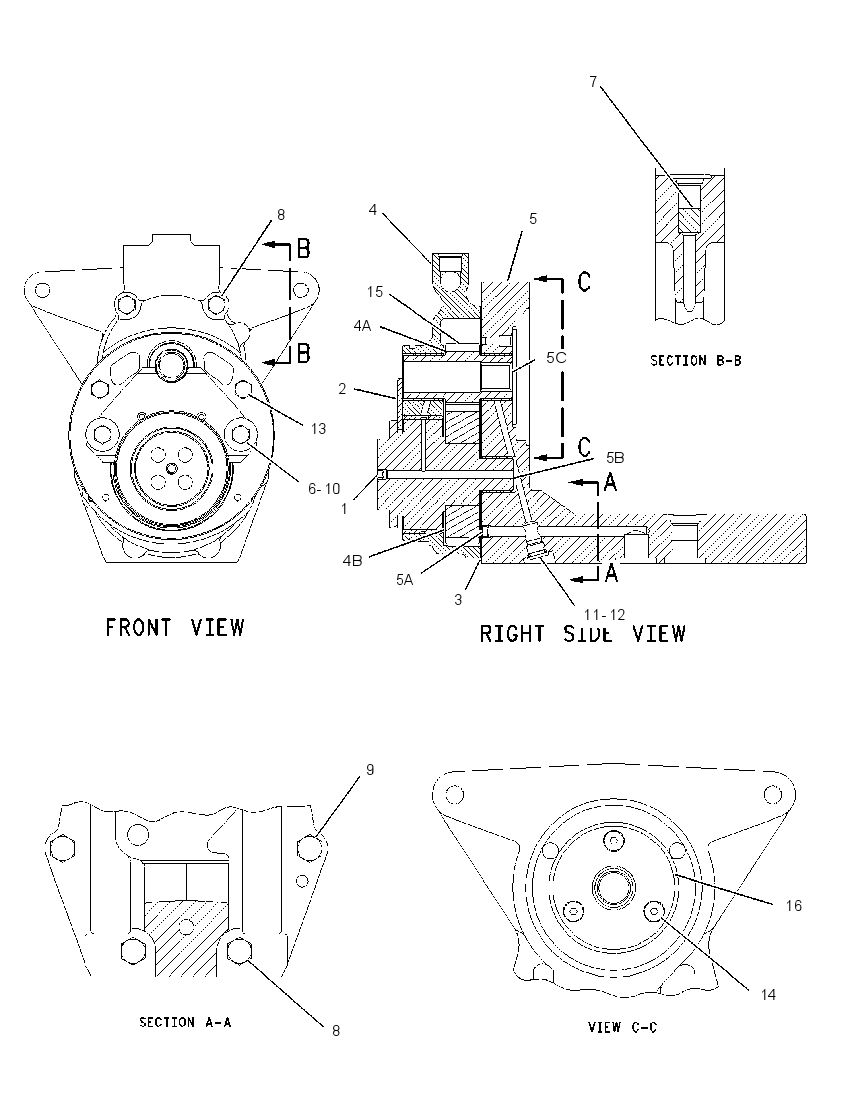 DRIVE GP-UNIT INJ HYD PUMP 1620148 CAT