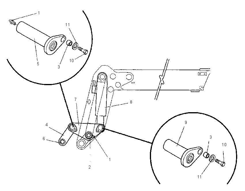 CYLINDER & MTG GP-TILT 8I6492 CAT
