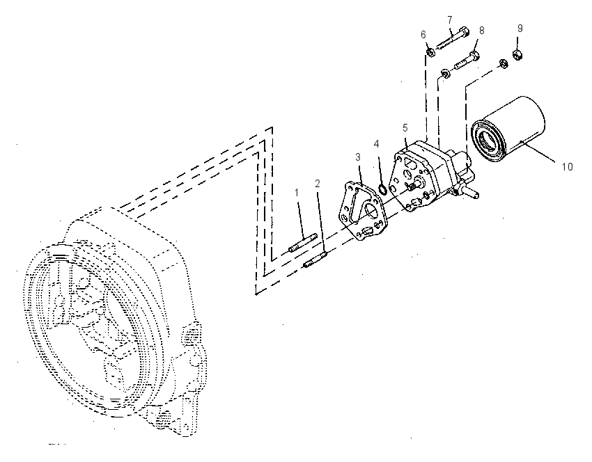 PUMP & FILTER GP-TRANSMISSION 1369054 CAT