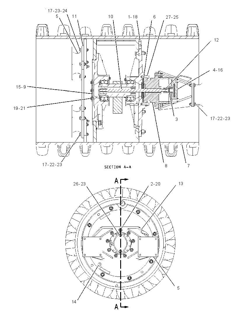 DRUM GP-DRIVE & VIBRATORY 1330152 CAT