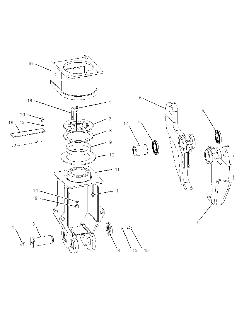 HOUSING GP-CRUSHER 1548950 CAT