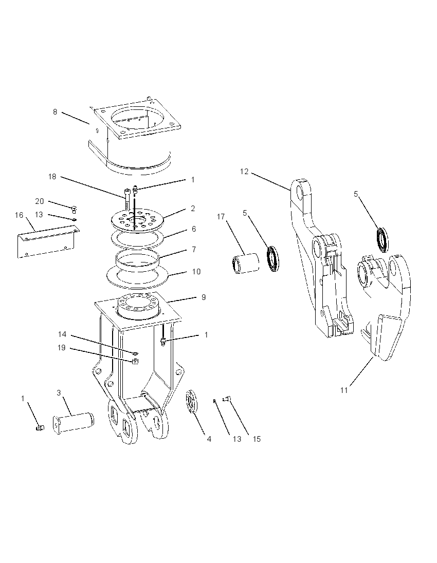 HOUSING GP-SHEAR 1600437 CAT