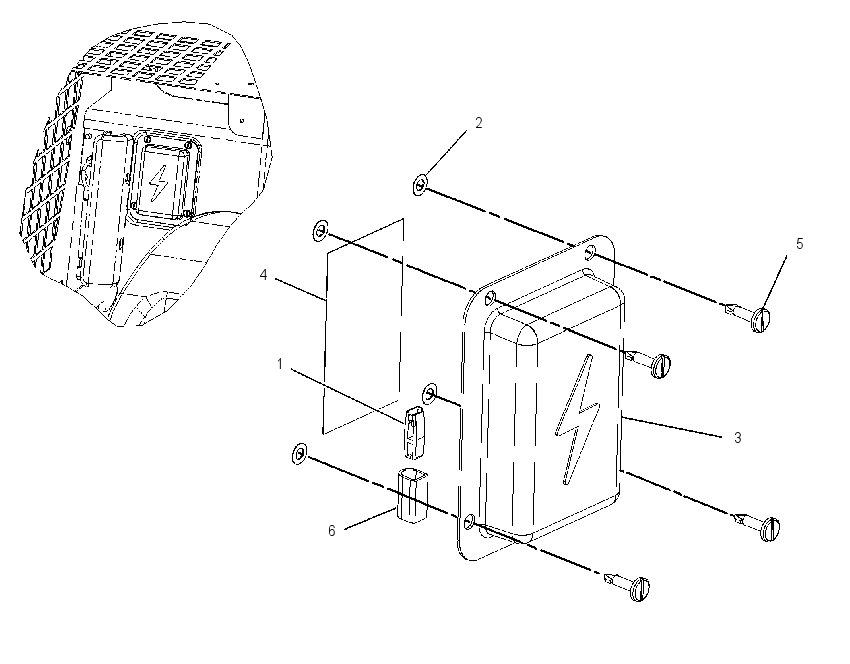 COVER GP-FUSE PANEL 1595780 CAT