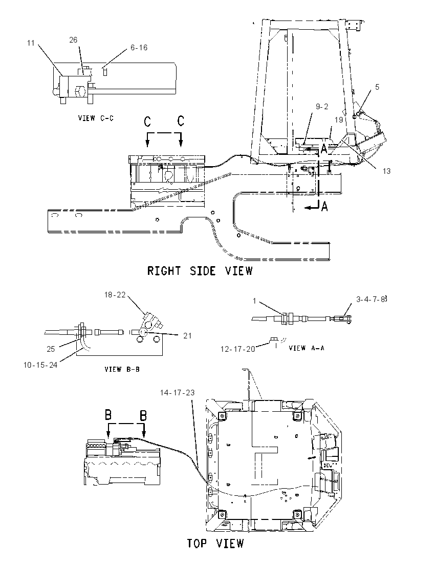 CAB INSTALLATION 1371623 CAT