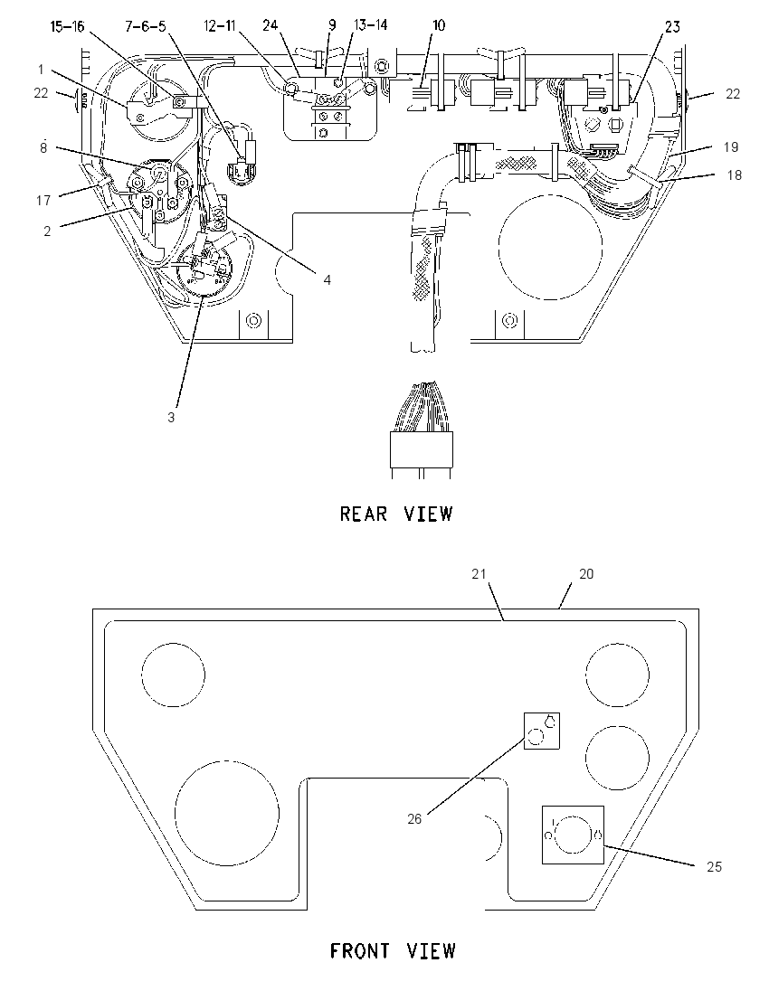 CONSOLE GP-INSTRUMENT 1635032 CAT