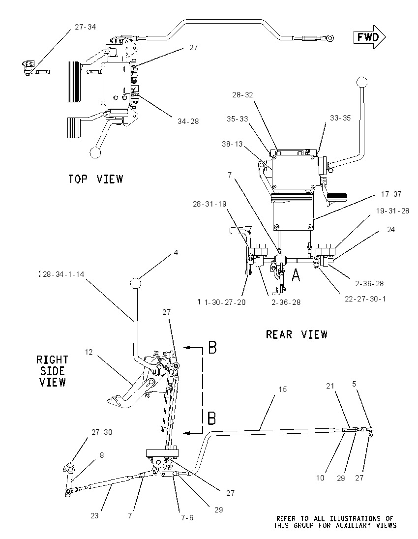 GOVERNOR AND BRAKE MECHANISM CONTROL 1421237 CAT