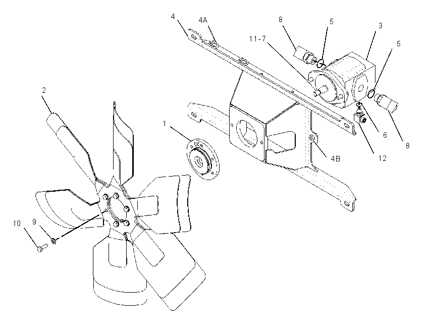 FAN & MOTOR GP 1490379 CAT