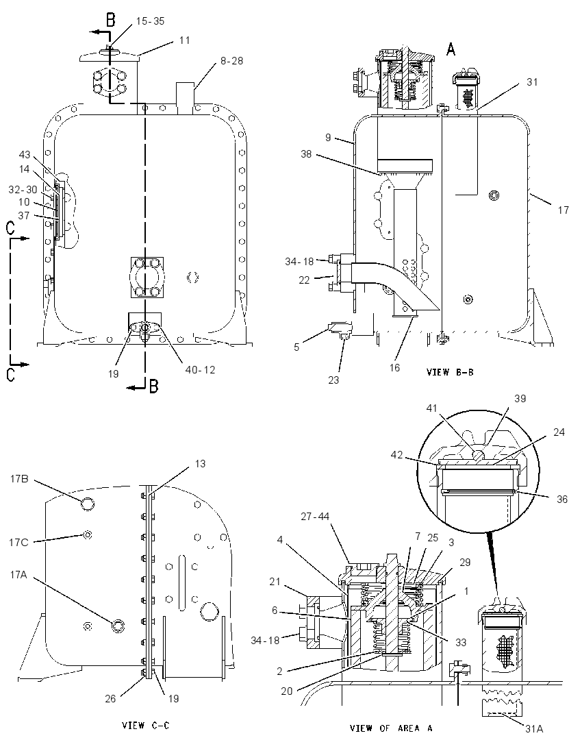 TANK & FILTER GP-STEERING 1554127 CAT