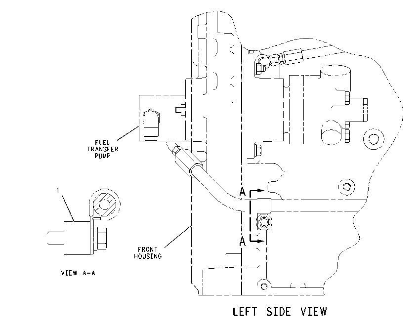 MOUNTING GP-FUEL LINE 1701216 CAT