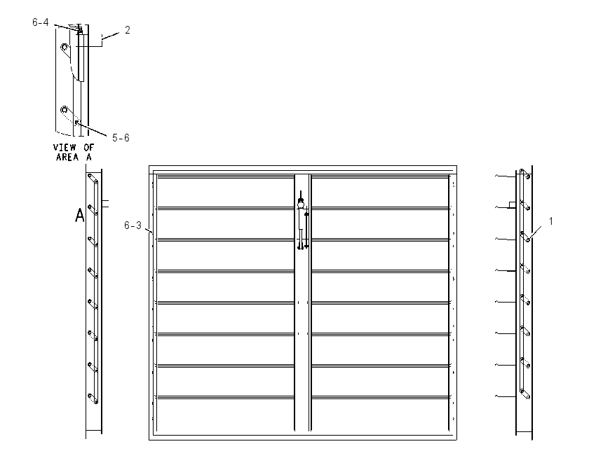 LOUVER AR 1026801 CAT