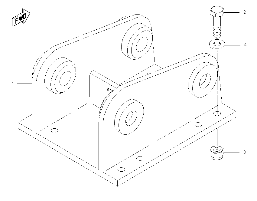 MOUNTING GP-HAMMER 1490384 CAT