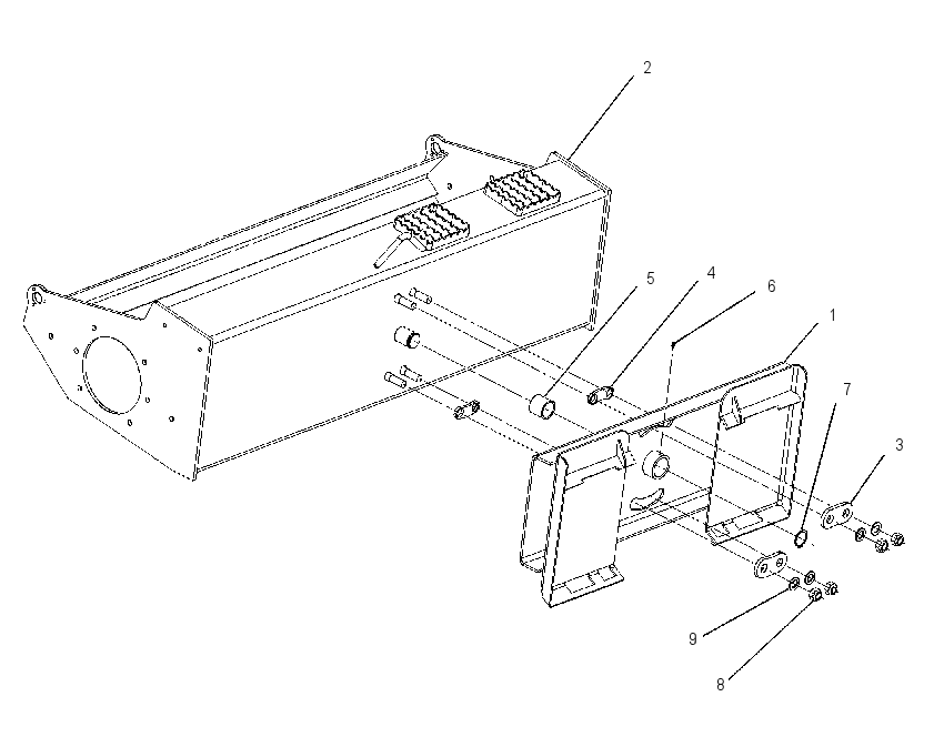 FRAME GP-COMPACTOR 1658490 CAT