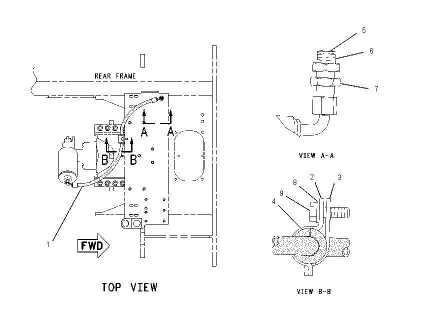 LINES GP-PARKING BRAKE 1391026 CAT