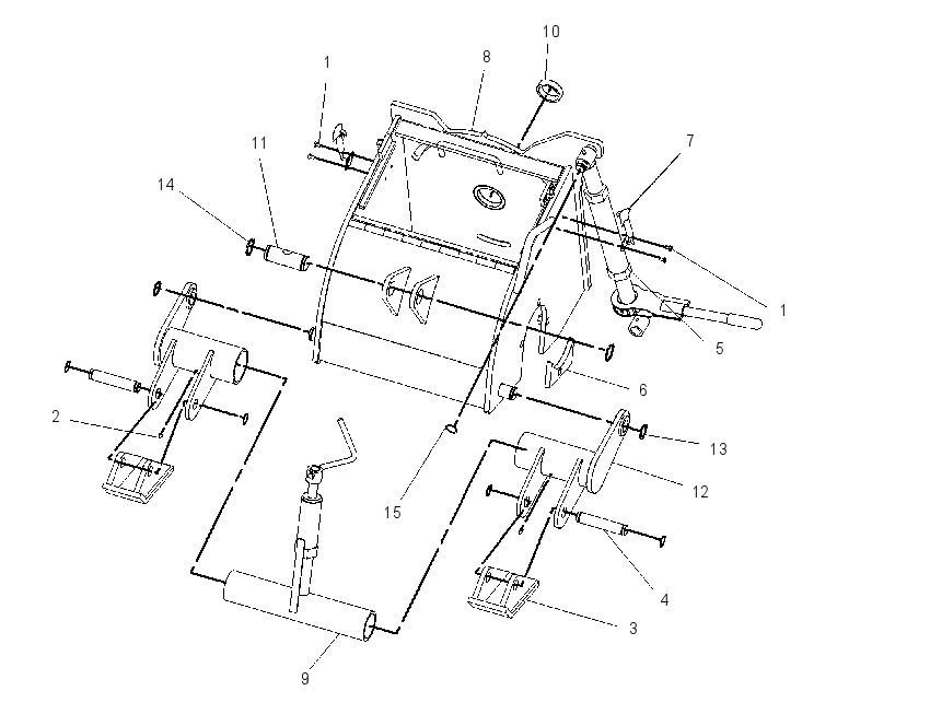 FRAME GP-COLD PLANER 1655338 CAT