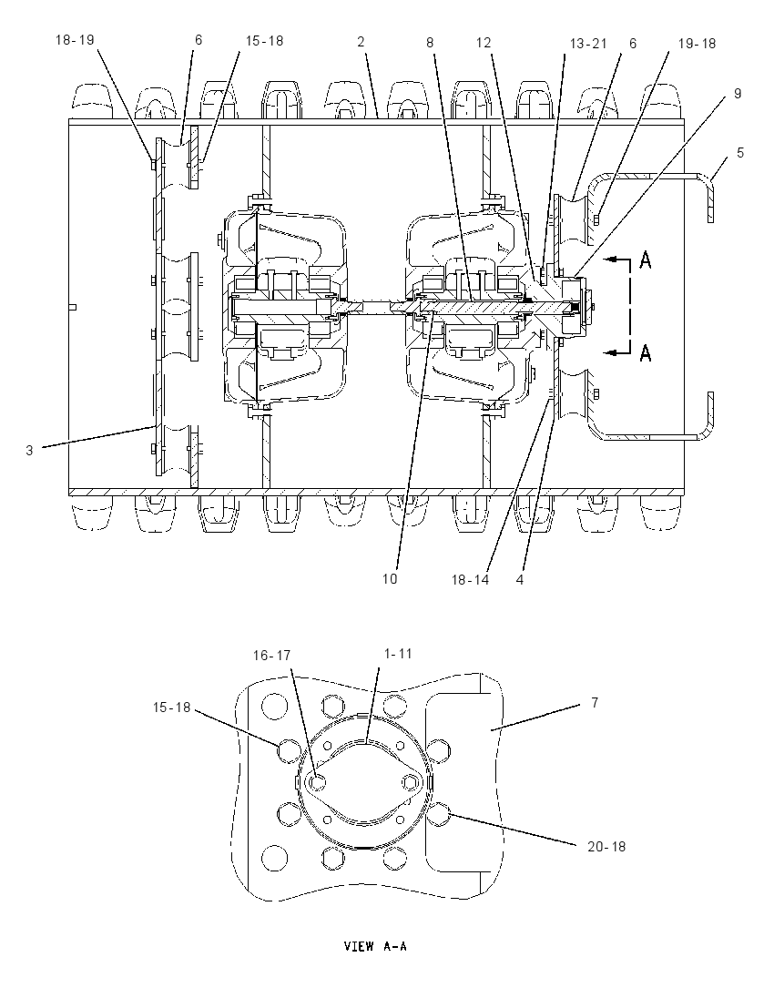 DRUM GP-DRIVE & VIBRATORY 1587786 CAT