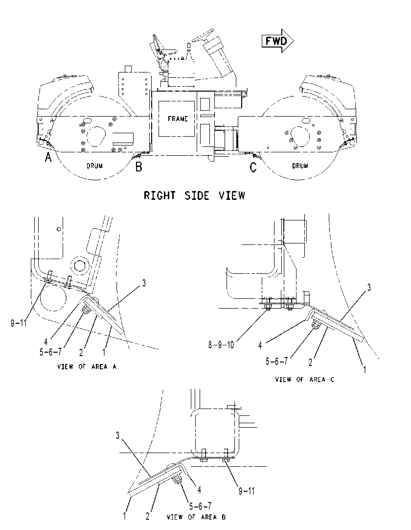 SCRAPER GP-DRUM 1200227 CAT