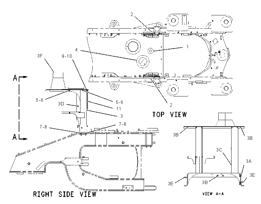 AIR INLET SUPPORT 1621571 CAT