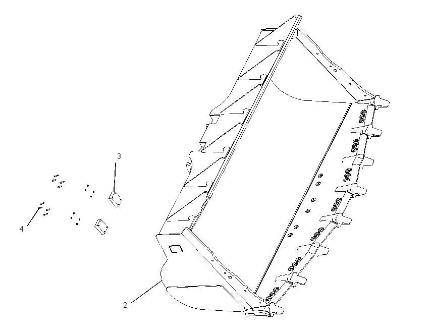 Ковш скальный 1639402 CAT