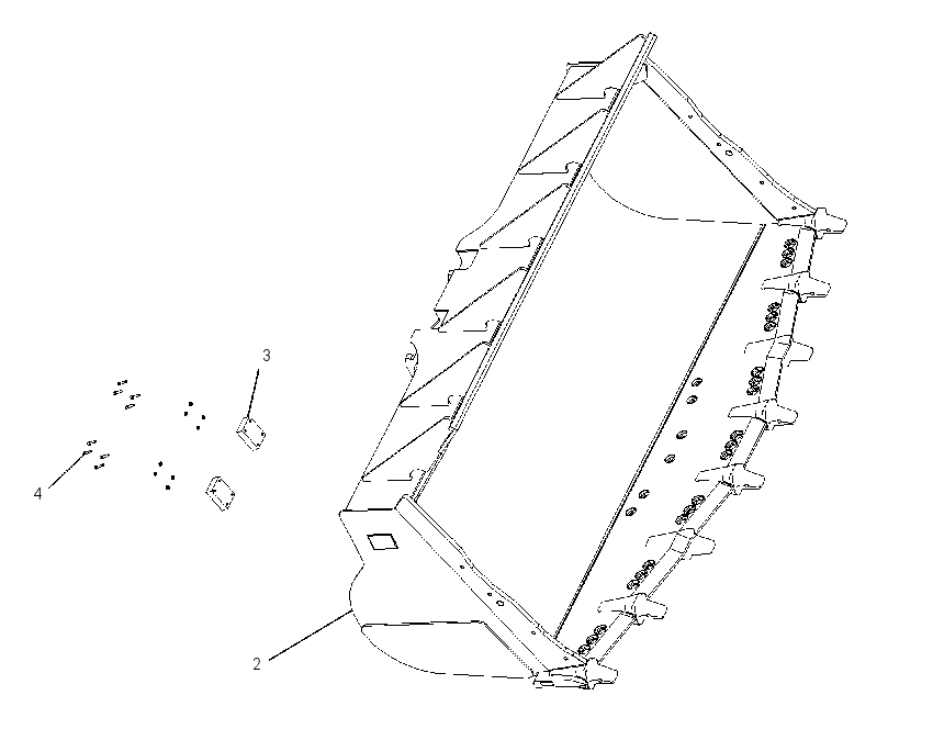 Ковш скальный 1639403 CAT