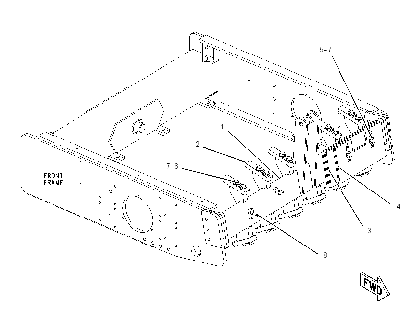 Бампер передний 1715401 CAT