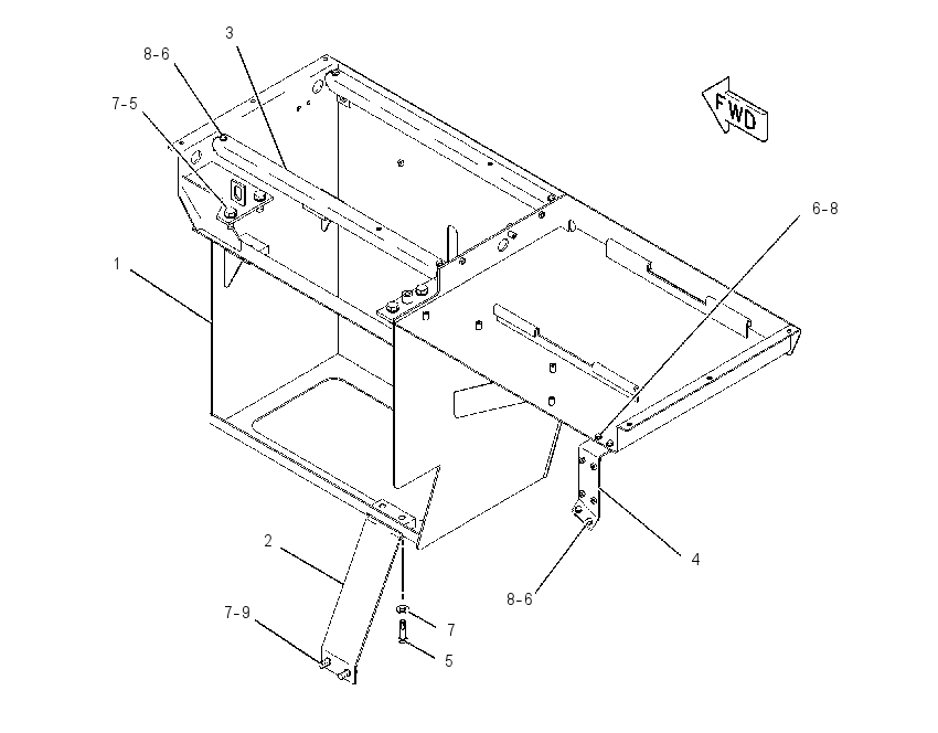ENCLOSURE GP-HYDRAULIC TANK 1096847 CAT