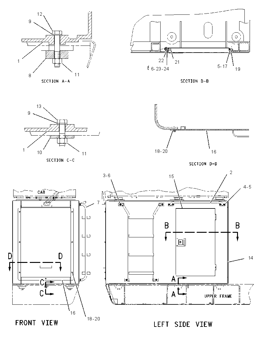 RISER GP-CAB 1295623 CAT