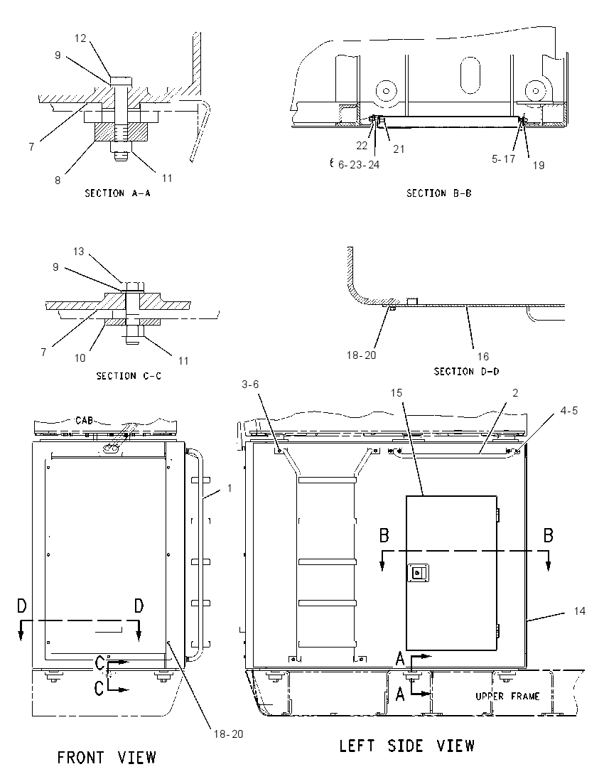RISER GP-CAB 1312460 CAT