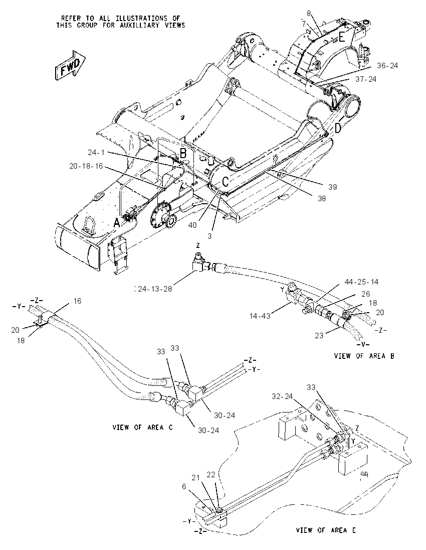 LINES GP-SCRAPER FUEL 8I1799 CAT