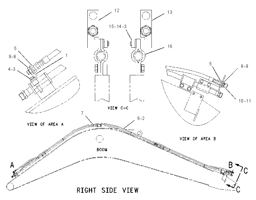 LINES AR-BOOM 1492323 CAT