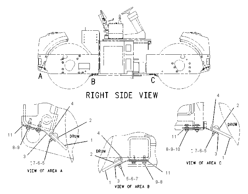 SCRAPER GP-SMOOTH DRUM 1251348 CAT