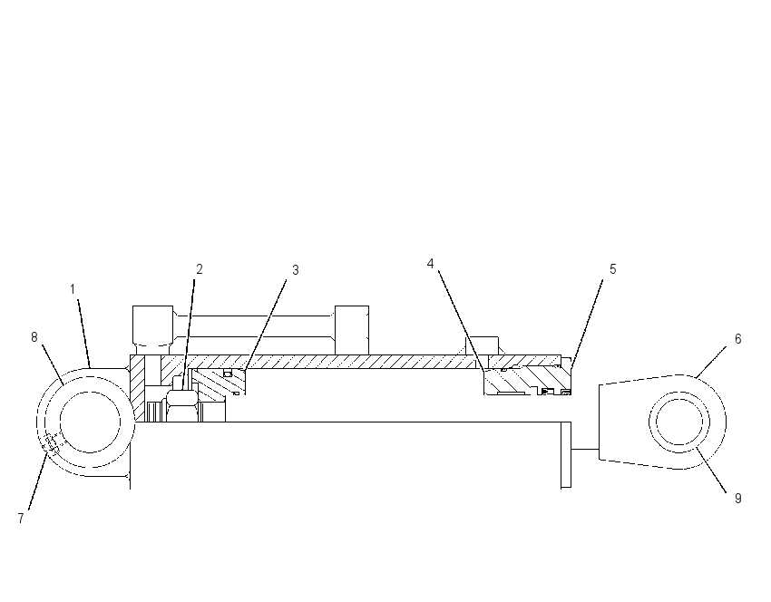 CYLINDER GP-TONG 1446717 CAT