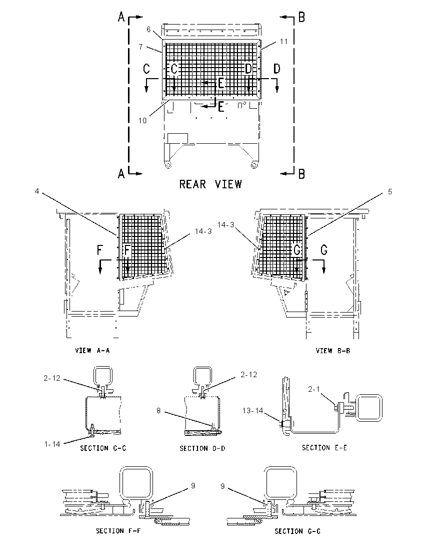 SCREEN GP-CAB 1238804 CAT
