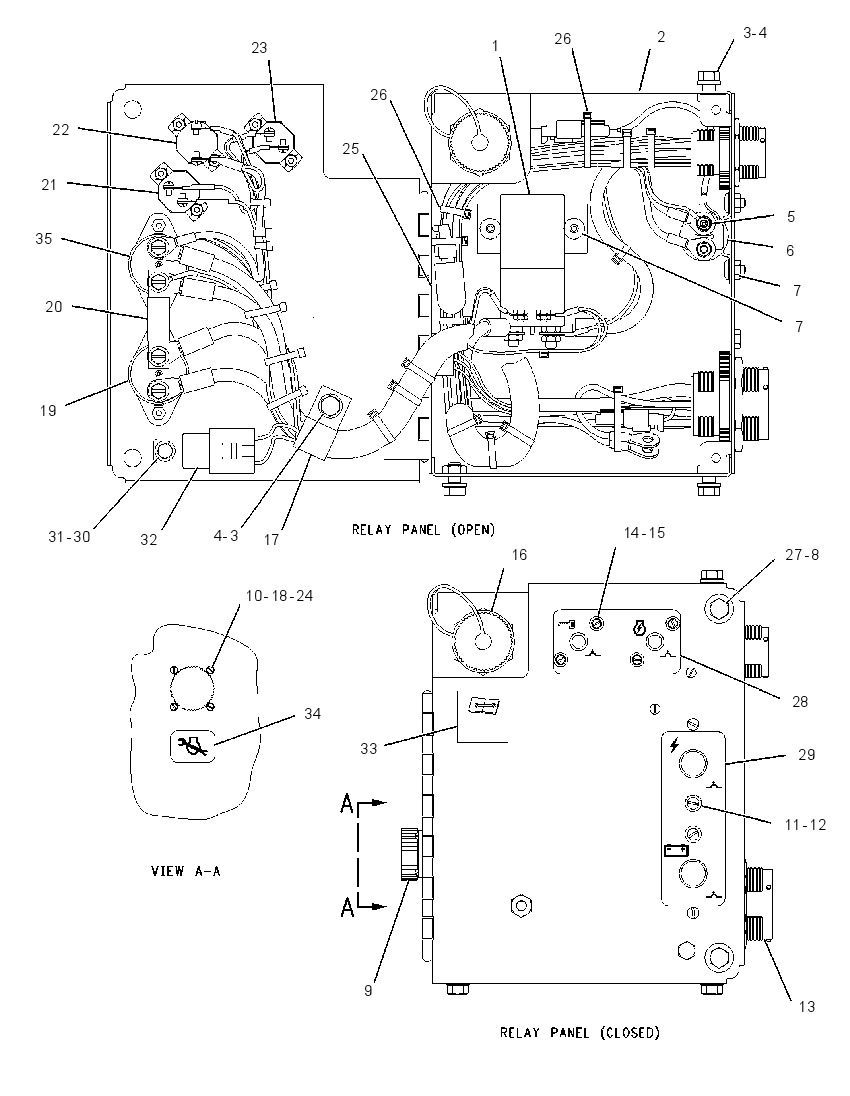 WIRING GP-RELAY PANEL 1228480 CAT