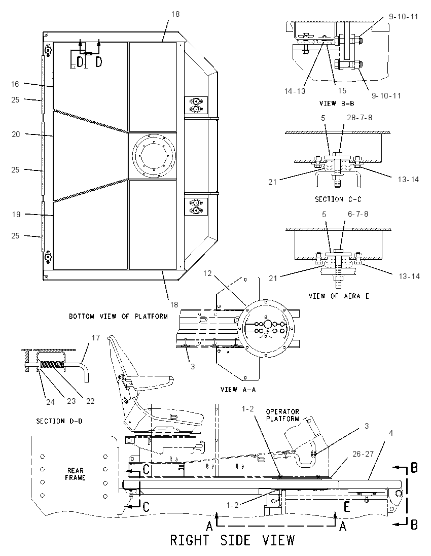 PLATFORM GP-TILT 1265794 CAT