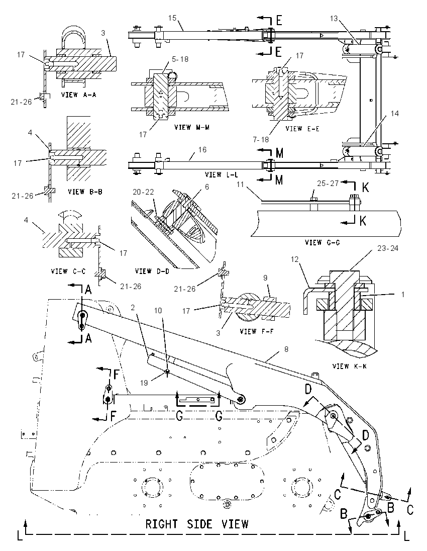 CYLINDER & MTG GP-LIFT ARM 1428799 CAT