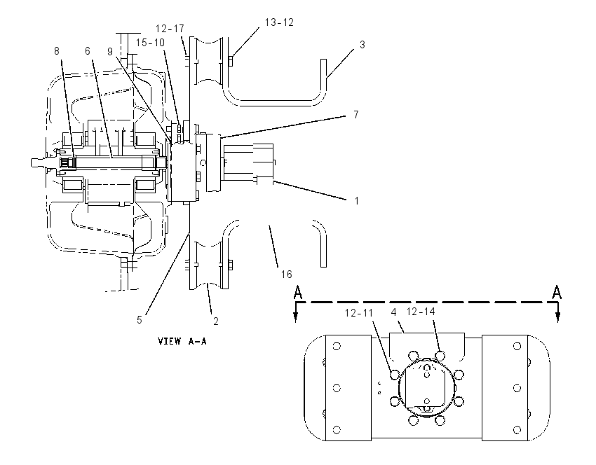 DRIVE GP-SUPPORT & VIBRATORY 1369744 CAT