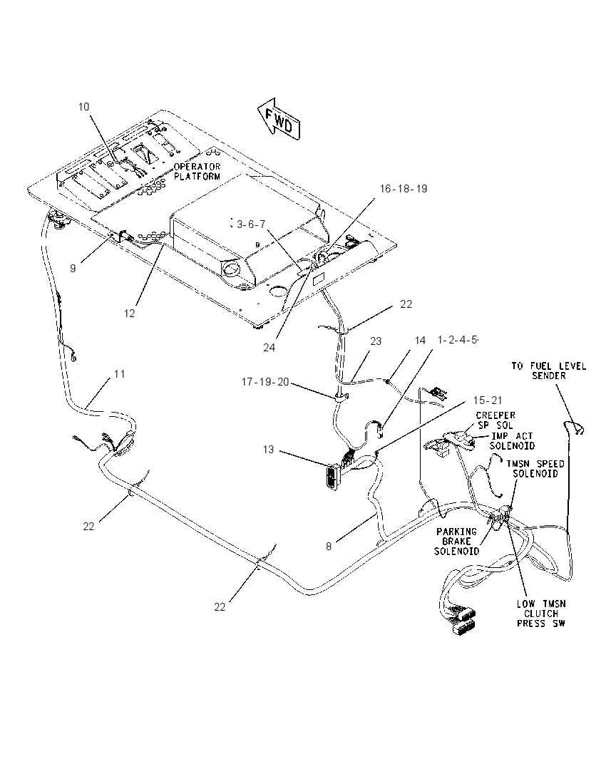 WIRING GP-CAB RISER 1475264 CAT