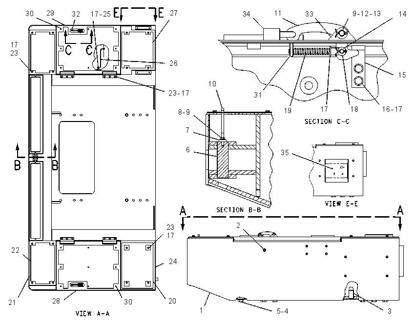 BUMPER GP-REAR 1251144 CAT