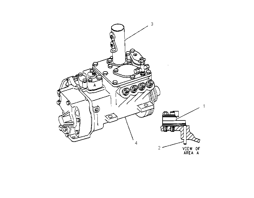 ТНВД с регулятором 4W5640 CAT