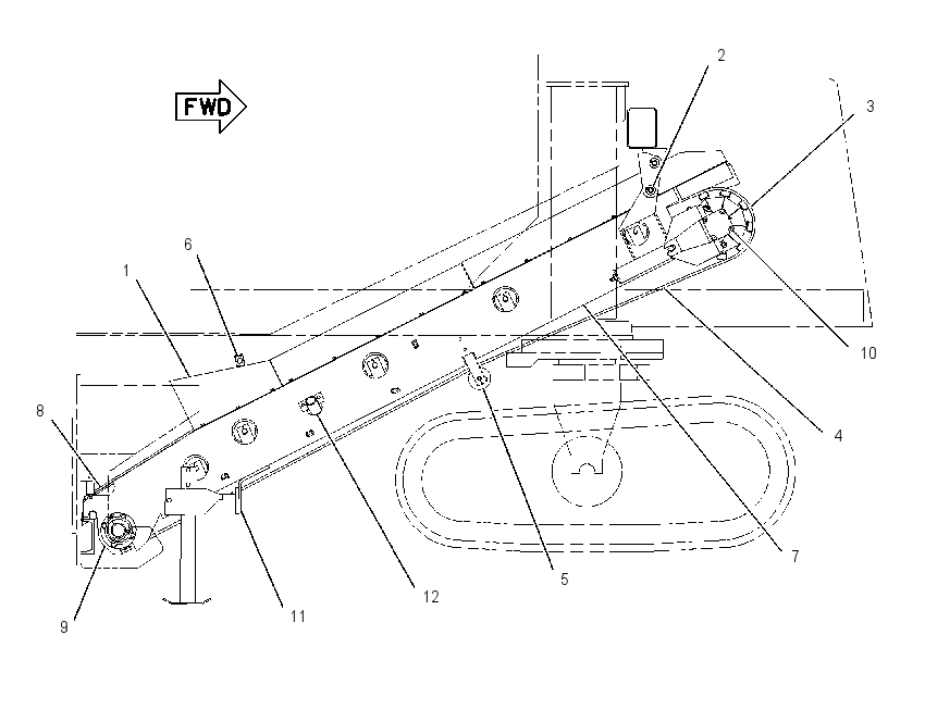 CONVEYOR AR-FIRST STAGE 1314828 CAT