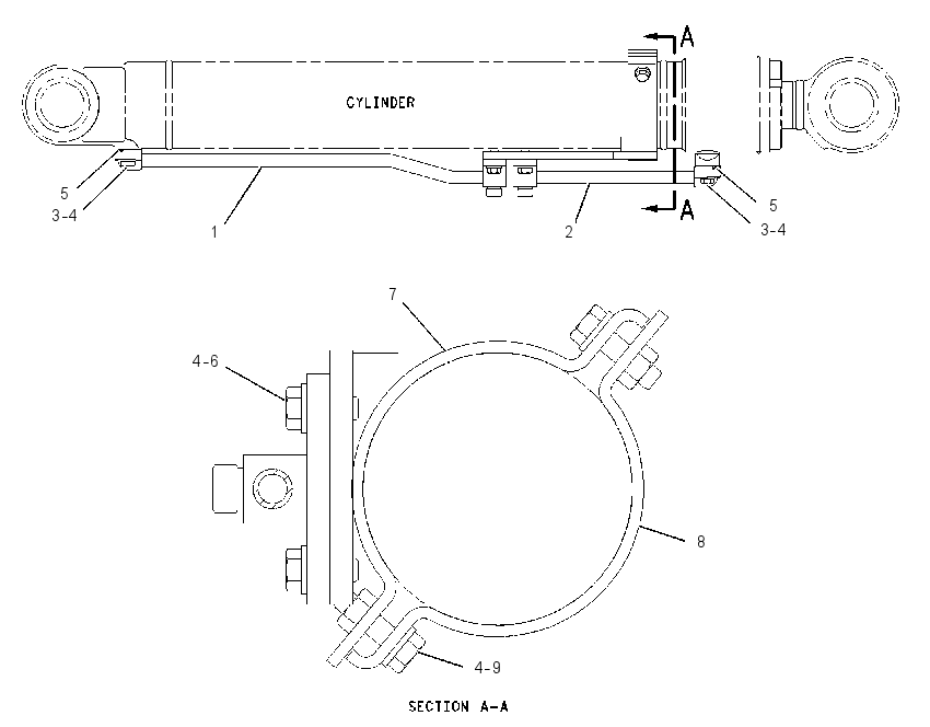 LINES GP-SWING BOOM CYLINDER 1421060 CAT