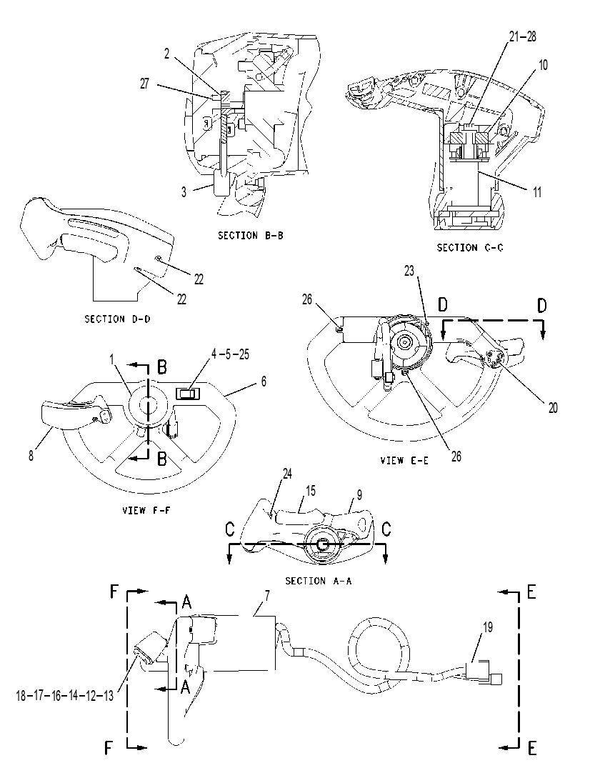 STEERING WHEEL GP 1532977 CAT