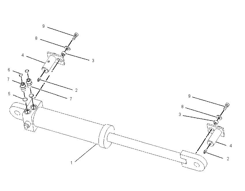 CYLINDER & MTG GP-DOOR 1313493 CAT