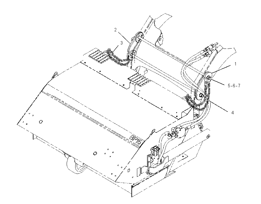 BRACKET GP-BROOM 1659889 CAT