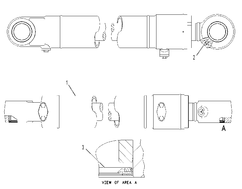CYLINDER & SEAL GP-SWING 1437971 CAT