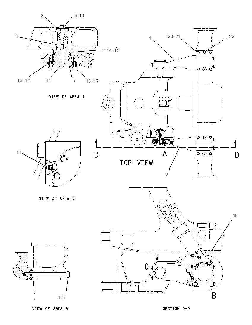 FRAME GP-FRONT SUSPENSION 1425567 CAT